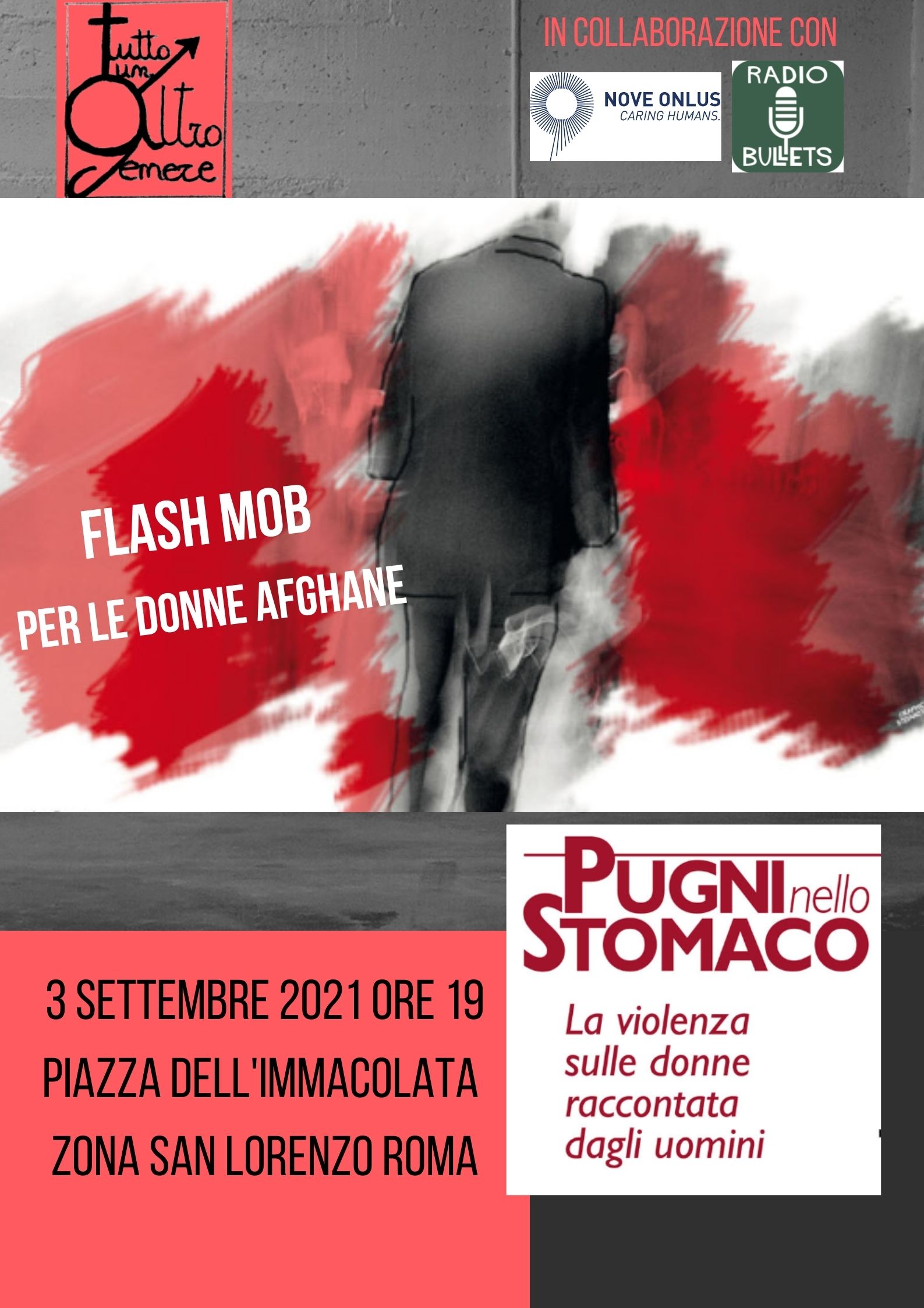 FLASH MOB PUGNI NELLO STOMACO - INSIEME A FAVORE DELLE DONNE AFGHANE