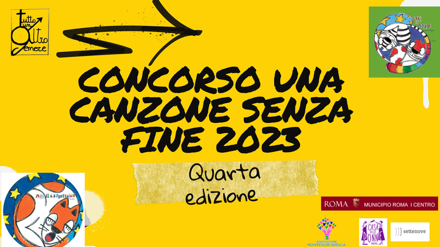 Una canzone senza fine Bando concorso scuole 2023